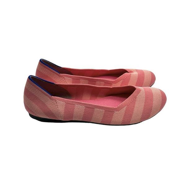 Rothy’s The Flat in Macaron Stripe Limited Edition‎ Women’s Size 9.5 - Picture 5 of 9